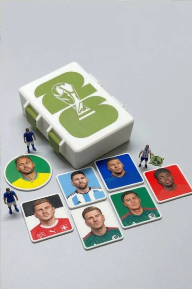 FIFA Dünya Kupası 2026 - Sticker / Kart Kutusu Yeşil (12x10cm) ürün görseli 1