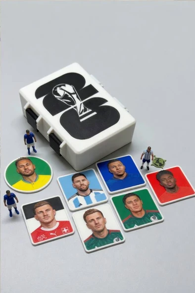 FIFA Dünya Kupası 2026 - Sticker / Kart Kutusu Siyah (12x10cm) ürün görseli 1