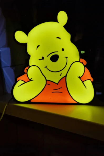 Winnie Ayı Dekoratif Aydınlatma LED Gece Lambası ürün görseli 1