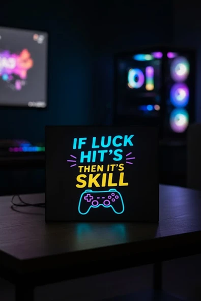 Gaming Tasarımlı Dekoratif Aydınlatma Gece Lambası ürün görseli 1