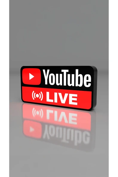 YouTube Live Dekoratif Aydınlatma LED Gece Lambası ürün görseli 1