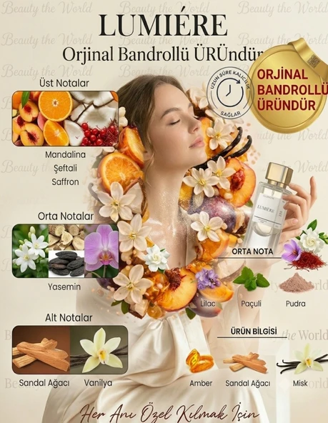 Orijinal Bandrollü Lumiere Bayan EDP 50 ml  Özel Seri ürün görseli 1