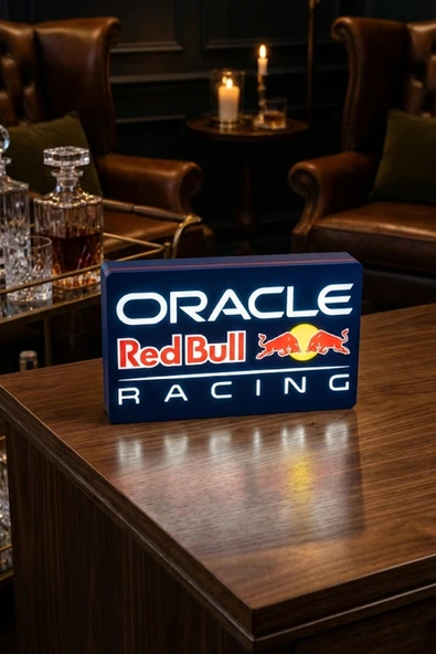 Red Bull Oracle Gaming Tasarımlı Dekoratif Aydınlatma (23x14cm) ürün görseli 1