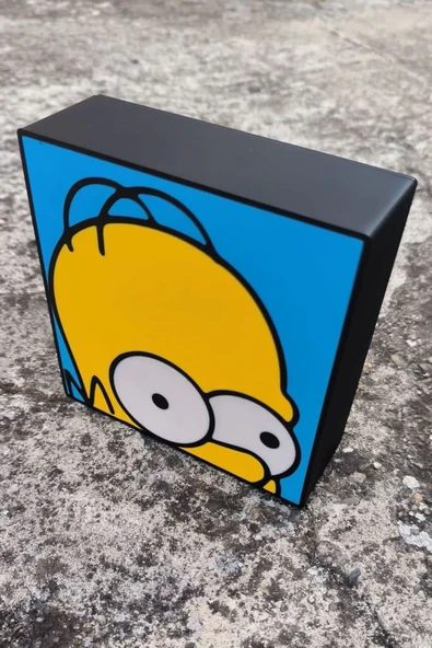 Simpson Tasarımlı Dekoratif Gece Lambası - Resim 2