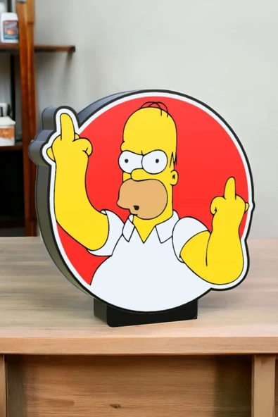 Simpson Tasarımlı Gece Lambası - Resim 2
