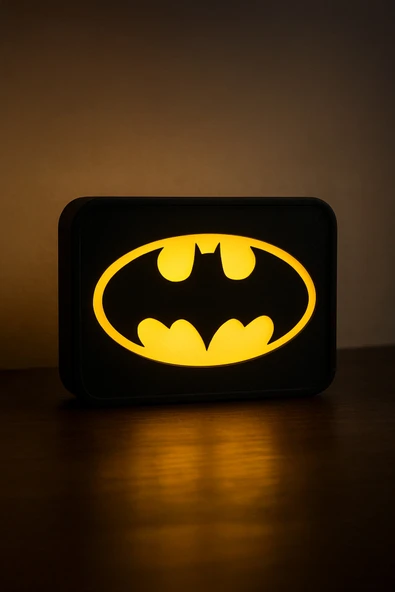 Batman Tasarımlı Dekoratif Aydınlatma Gece Lambası ürün görseli 1