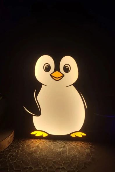 Penguen Tasarımlı Gece Lambası ürün görseli 1