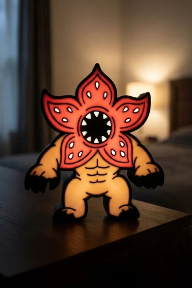 Stranger Things Demogorgon Tasarımlı Dekoratif Aydınlatma ürün görseli 1