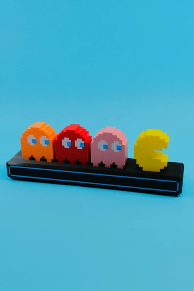 Pac Man Dekoratif Led Aydınlatma - Resim 3