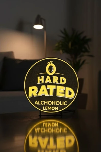 Hard Rated Alchoholic Lemon Solo Tasarımlı Dekoratif Aydınlatma ürün görseli 1
