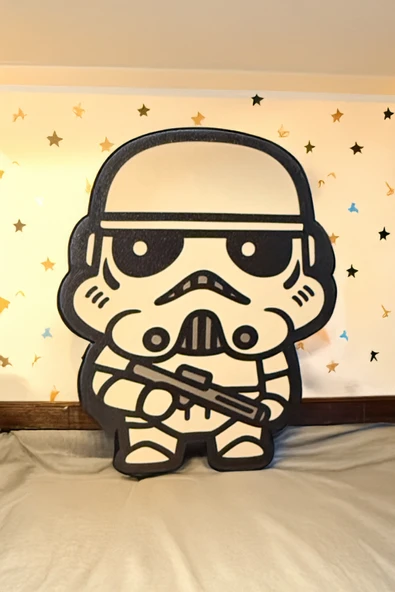 Star Wars Stormtrooper Tasarımlı Dekoratif Aydınlatma ürün görseli 1