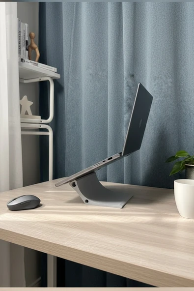 Ergonomik Laptop Yükseltici Standı - Resim 3