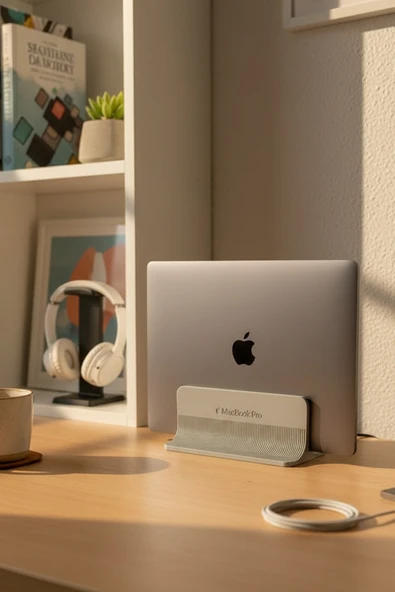 MacBook Standı Pro/Air Gri - Resim 2