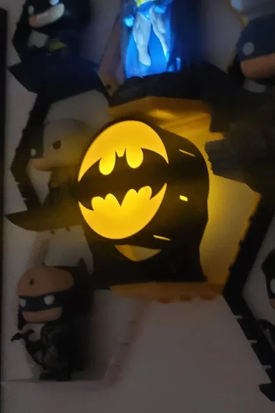 Batman Logolu Gece Lambası - Resim 2