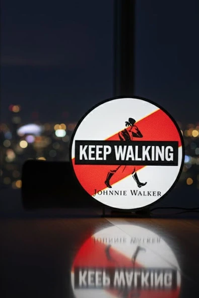 Johnnie Walker Modern “Keep Walking” Tasarımlı Dekoratif Aydınlatma ürün görseli 1