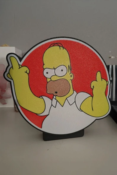 Simpson Tasarımlı Gece Lambası - Resim 3