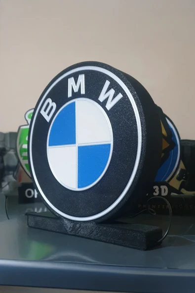 BMW Logolu LED Gece Lambası - Resim 3