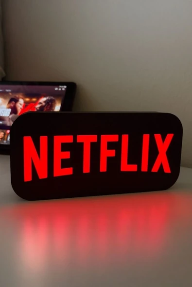 Netflix Tasarımlı Dekoratif Aydınlatma LED ürün görseli 1