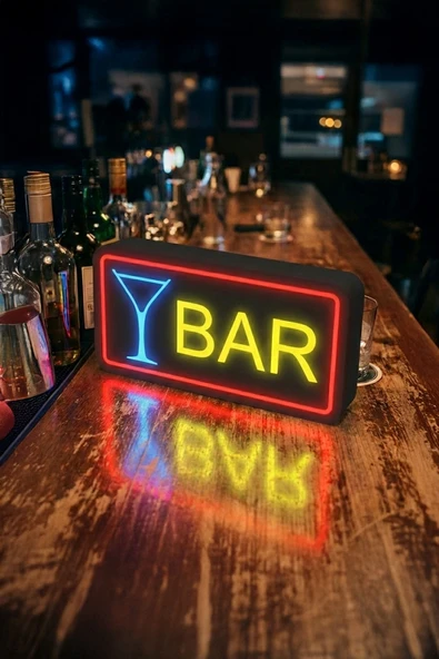 Bar Kokteyl Tasarımlı Dekoratif Aydınlatma (23x12cm) ürün görseli 1