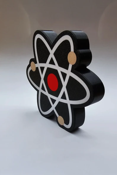 Atom Tasarımlı Dekoratif Aydınlatma Gece Lambası - Resim 3
