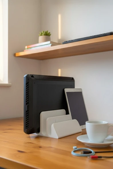 Çoklu Dizüstü / Laptop Tablet Telefon Standı - Resim 2