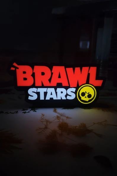 Brawl Stars Tasarımlı Dekoratif Aydınlatma Lambası ürün görseli 1