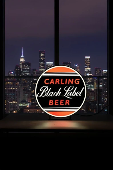 Carling Black Label Tasarımlı Dekoratif Aydınlatma ürün görseli 1