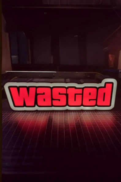 Wasted Tasarımlı Dekoratif Aydınlatma Gece Lambası ürün görseli 1