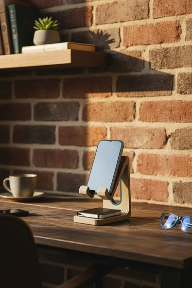 Çok Fonksiyonlu Modern Masaüstü Telefon Standı Organizeri ürün görseli 1