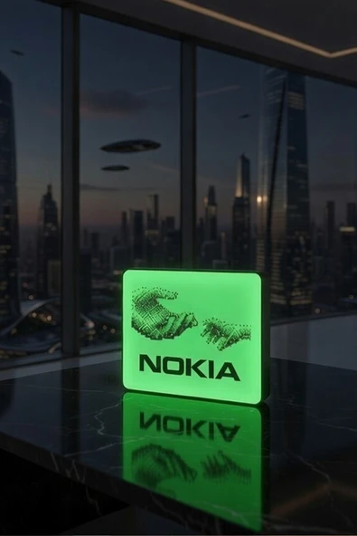 Nokia Nostalji Tasarımlı Dekoratif Aydınlatma Gece Lambası (23x20cm) ürün görseli 1