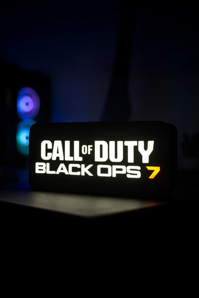 Call Of Duty Black Ops 7 Tasarımlı Gece Lambası Dekoratif Aydınlatma ürün görseli 1