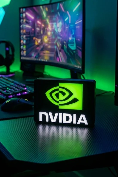 Nvidia Tasarımlı Dekoratif Aydınlatma (23x16cm) ürün görseli 1