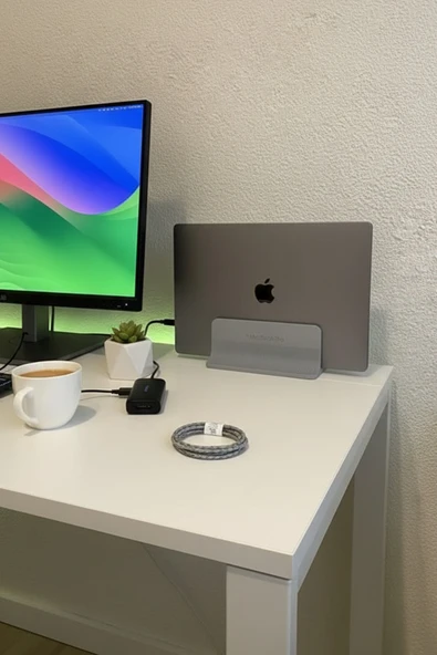 MacBook Standı Pro/Air Gri - Resim 3