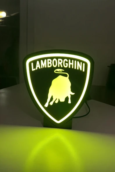 Lamborghini Dekoratif Aydınlatma LED Gece Lambası ürün görseli 1