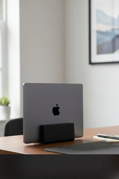 MacBook Pro 14" Uyumlu Dikey Laptop Standı ürün görseli 1