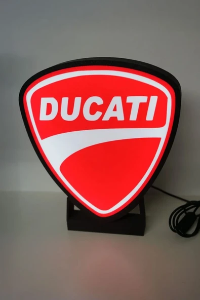 Ducati Tasarımlı Dekoratif Aydınlatma Gece Lambası ürün görseli 1