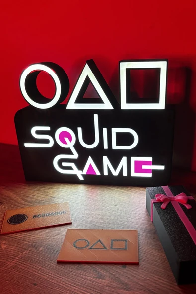 Squid Game Dekoratif LED Aydınlatma ürün görseli 1