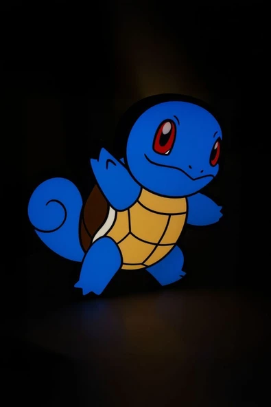 Squirtle Tasarımlı Gece Lambası ürün görseli 1