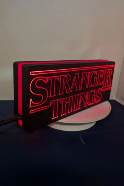 Stranger Things Tasarımlı Gece Lambası - Resim 3
