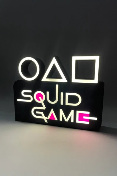 Squid Game Dekoratif LED Aydınlatma - Resim 2