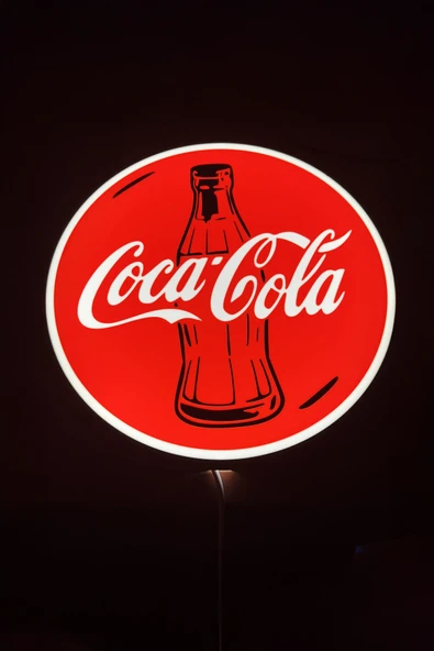 Coca Cola Vintage Aydınlatma - Resim 2