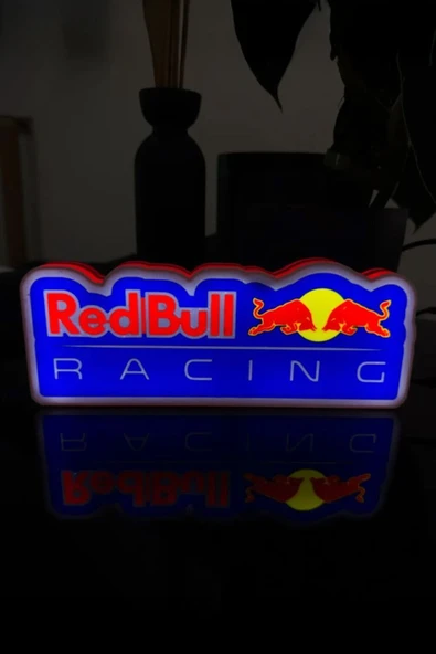 Red Bull Racing Dekoratif Gece Lambası - Resim 2
