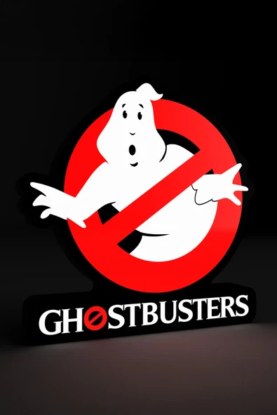 Ghostbusters Tasarımlı Dekoratif Aydınlatma Gece Lambası ürün görseli 1