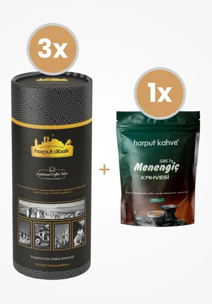 3 Adet Dibek 1000gr (200gr Menengiç Hediyeli) ürün görseli 1