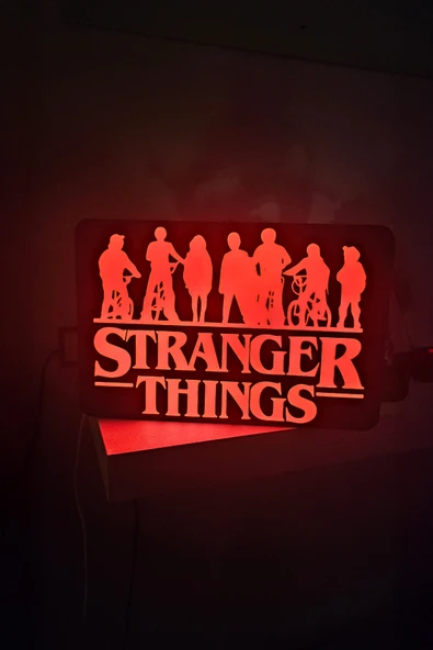 Stranger Things Tasarımlı Şık Dekoratif Aydınlatma ürün görseli 1