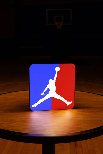 NBA Jordan Tasarımlı Gece Lambası Dekoratif Aydınlatma ürün görseli 1