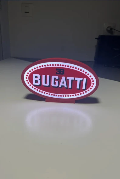 Bugatti Dekoratif Aydınlatma LED Gece Lambası - Resim 3