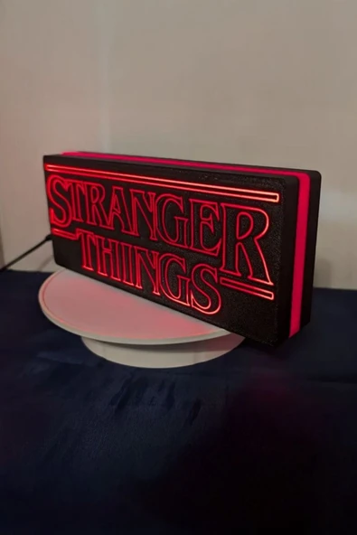 Stranger Things Tasarımlı Gece Lambası - Resim 4