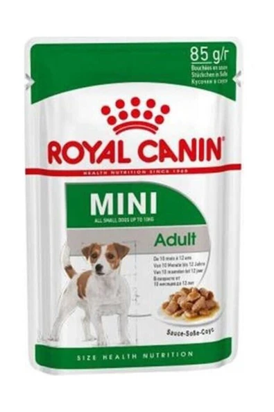ROYAL CANİN MİNİ YETİŞKİN YAŞ KÖPEK MAMASI 85GR ürün görseli 1