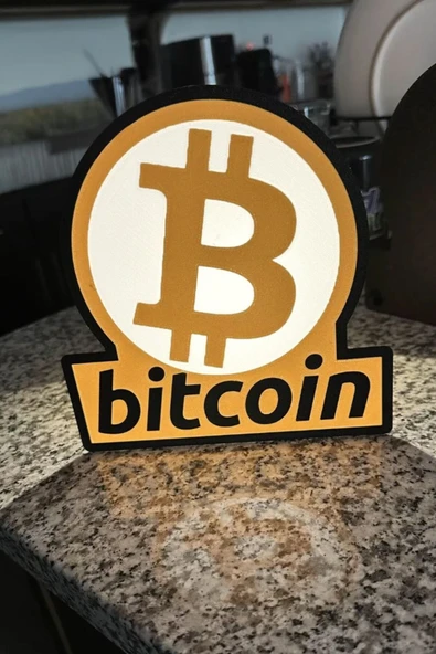 Bitcoin Tasarımlı Dekoratif Aydınlatma ürün görseli 1